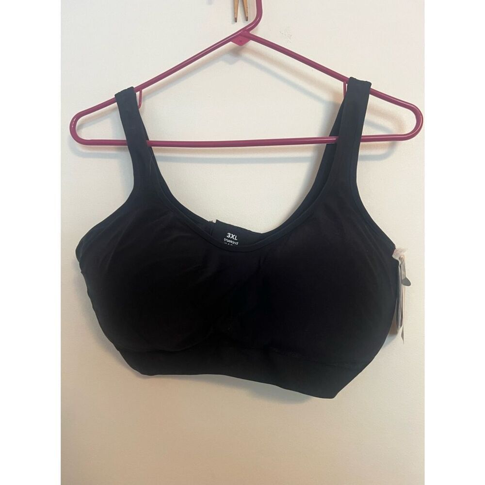 Truekind Black Seamless Wireless Bra - 3XL